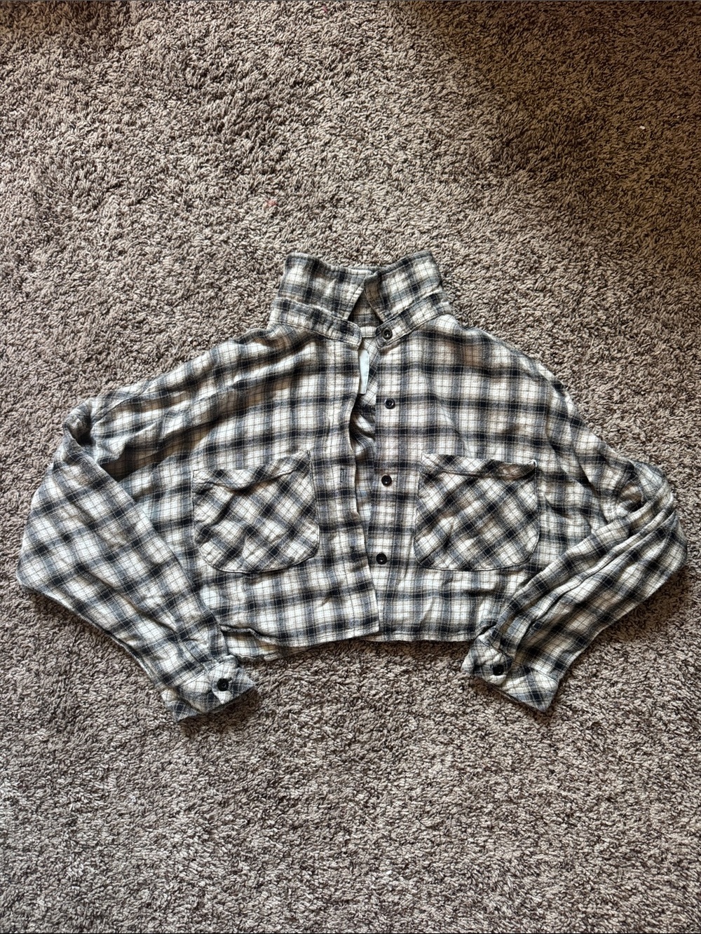 Urban Outfitters Cropped Flannel